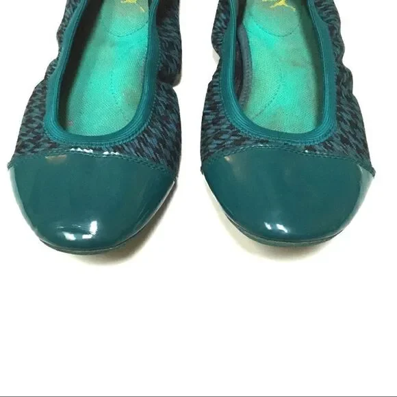 Puma Sport Lifestyle teal & black foldable flats 7 - Picture 5 of 8